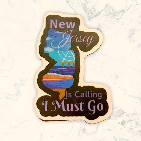 New Jersey Matte Finish PVC Removable Waterproof Decor Accent St… - Picture 2 of 9